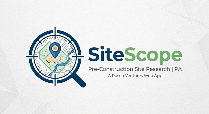 SiteScope pre-construction site research web app logo